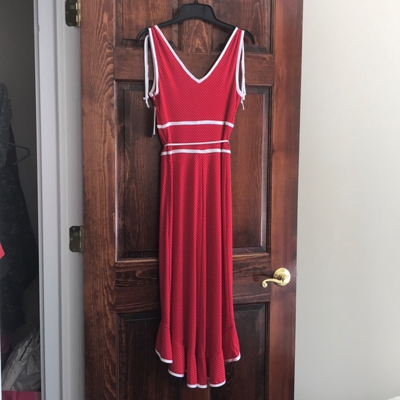 Sexy Fit N Flare Hi Low Summer Dress - Picture 4 of 4